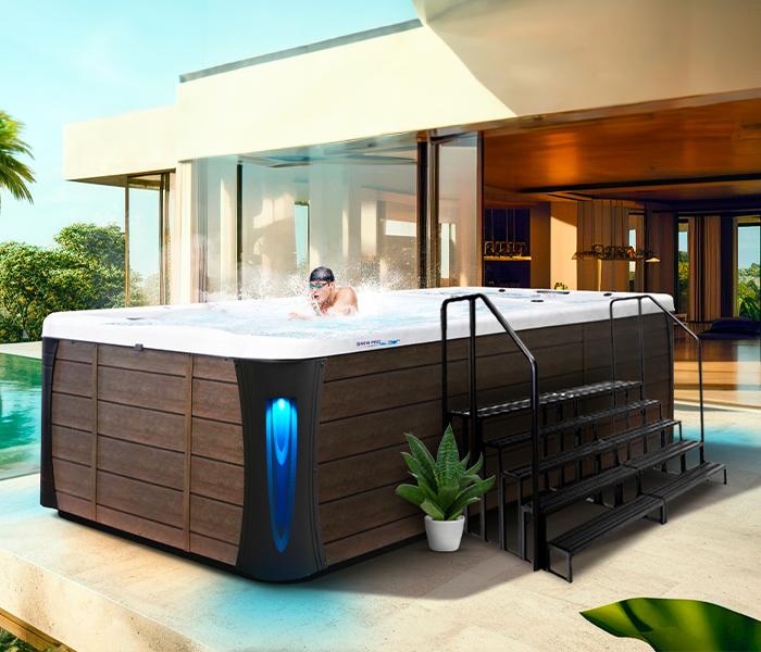 Calspas hot tub being used in a family setting - Iztapalapa